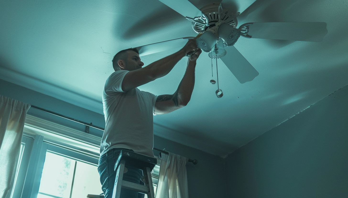 handyman ceiling fan installation